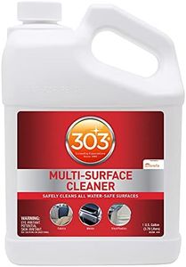 303 Products Multi-Surface Cleaner - Safely Cleans All Water Safe Surfaces, Including All Types of Fabric and Vinyl, Rinses Residue Free, Manufacturer Recommended, 1 Gallon (30570)