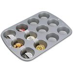 Wilton 4.3 in. W x 15.4 in. L Muffin Pan Silver