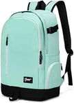 Travel Laptop Backpack, Business Slim Durable Laptops Backpack School Computer Bag Gifts for Men & Women Fits 15 Inch Notebook (Green)