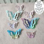 3 Pcs 3D Butterfly Metal Die Cuts,Spring Flower Butterfly Frame Cutting Dies Cut Stencils DIY Scrapbooking Decorative Embossing Paper Scrapbooking Card Making