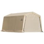 ShelterLogic Replacement Cover Kit Only No Frame -10x15x8 Peak Tan 90526 (5.5oz Tan)-Frame Not Included