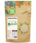 Wholefood Earth Arborio Rice 1 kg | GMO Free | Natural