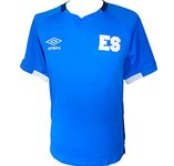 Umbro El Salvador Men's Home Football Shirt 2021-2022, Blue, S