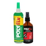 Polyfix High Viscosity Cyanoacrylate Instant Glue and Spray Activator Combo Kit - Suitable for Wood, Stones, Acrylic sheets, Plastic, Metal - for Quick and Strong Bonding - 250g+100ml