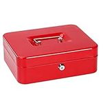 Jssmst Cash Box with Money Tray and