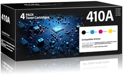 410A Toner Cartridges Color Laser Jet Pro M452 MFP M477 M377 series Compatible for HP 410A 410X Toner Cartridges 4 Pack for HP410A for Color Pro M452dw M452nw MFP M477fdw M477fnw M452dn M377dw M477fdn