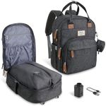 RUVALINO Travel Diaper Backpack wit