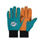 FOCO Forever Collectibles 74237 NFL Miami Dolphins Colored Palm Glove