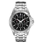 Bulova Classic Multi-Function Men's Watch, Stainless Steel , Silver-Tone (Model: 96C107)