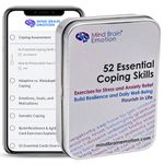 52 Essential Coping Skills: for Stress Management, Anxiety Relief - Exercises to Build Emotional Resilience, Confidence, Positivity and Well-Being - Created by Harvard Educator for Therapy & Self Care