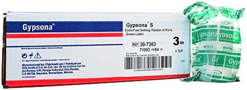 BSN Medical 30-7363 Gypsona S Plaster of Paris Bandages and Splints, Extra Fast Setting, 3" x 3 yd. Size (Pack of 12)