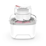 Cuisinart Compact Single-Serve Ice Cream Maker, 1-Pint Capacity, Easy Cleaning, White (ICE-M10C)
