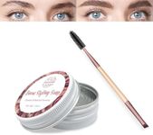 VIOLA HOUSE Eyebrow Gel, Eyebrows Styling Wax, Volumizing Brows Shaping Soap, Excellent Stereotypes,Long-lasting Waterproof Eyebrow Enhancer Gel, 4D Feathery Brows Makeup Balm (30g/1.05oz+Brush)(1PC)