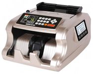 Dosberg 2026 New Automatic Mixed Note Value Counting Machine I DB-600 - Currency Counter with Fake Note Scan Detection I Compact, Portable & Heavy Duty I Dual Machine Display I Quick Cash Counting