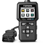 TOPDON AL400 OBD2 Scanner, Full OBDII Code Reader, Check Engine Light Scan Tool, Car Scanner with DTC Lookup, Clear Codes, Freeze Frame, One-Click I/M, Diagnostic Scanner for DIYers, Lifetime Update