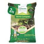 URBAN FARMER™ -Vermicompost for Plants, 100% Organic & Nutrient Enrich Manure | Fertilizer for Indoor and outdoor Plants, Home Gardening | Soil Mix for Pot Plants | Composter (Vermicompost, 2 KG)