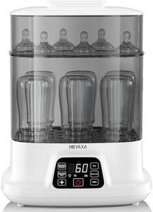 HEYAXA Baby Bottle Steri-lizer and Dryer, Electric Steamer for Baby Bottles, Safe and Reliable, Universal Fit for All Baby Items, Bottles, Breast Pump, LED Touch Screen, Auto Shut-Off