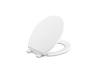 Kohler K-4775-0 Brevia Round Toilet Seat with Q2 Advantage, White