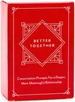 BETTER TOGETHER Honest Conversation Starter Couple Games - 100 Romantic & Deep Couple Questions Card Games - Relationship Cards for Couples Date Night Game Ideas - Couple Gifts Ideas