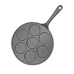 SOGA 23cm Cast Iron Takoyaki Fry Pa