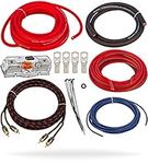 InstallGear 4 Gauge Amp Wiring Kit | Amp Kit with Amplifier Installation Wiring True Spec and Soft Touch Wire | 4 Gauge Wire, 4 Gauge Amp Kit, Amplifier Wiring Kit, Sub Wiring Kit