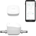 YoLink FlowSmart All-in-One Smart Water Management System: 1" Ultrasonic Water Meter with Automated Valve Control, Real-Time Leak Detection, App-Enabled, 10-Year Battery Life, Include YoLink Hub