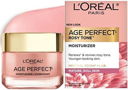 L’Oréal Paris Day Face Moisturizer Cream, Age Perfect Rosy Tone, with LHA & Imperial Peony Extract, For Mature Skin Skincare, 50 ml