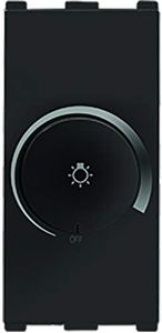 Anchor by Panasonic 66505B Roma Urban Modular 1M 450W V0 Grade Polycarbonate Dimmer (Black)