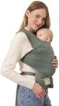 Solly Baby Wrap, Newborn to Toddler Baby Carrier (8-25 Lbs), Basil