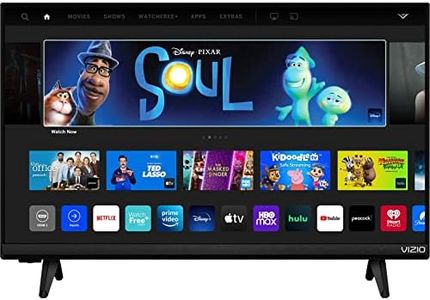 VIZIO 24-inch D-Series Full HD 1080p Smart TV with Apple AirPlay and Chromecast Built-in, Alexa Compatibility, D24f4-J01, 2021 Model