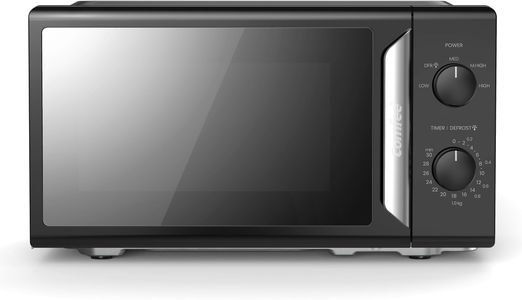 COMFEE' 19L Mini Microwave Oven – Black Mirror, 700W, Quick Defrost