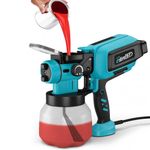 Label Electric Paint Spray Gun Copper Nozzle 650W HVLP Painter Spray Machine 1500ml Cup Capacity 1.8mm Nozzle Size EGH-11