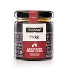 NE Origins Axone King Chilli Pickle, 100g Bhut Jolokia Pickle Ghost Pepper from Nagaland Hot and Spicy (Axone King Chilli Pickle, 100g)