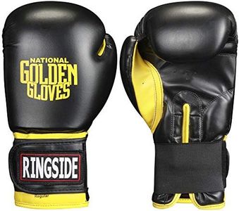Ringside Golden Gloves Heavy Bag Gloves, 12-Ounce, Black