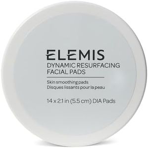 ELEMIS Dynamic Resurfacing Pads, Exfoliating Pads, Toner Pads, Chemical Exfoliant Face Toner, Lactic Acid Peel, Facial Cleansing Pads, Chemical Peel for Face