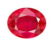 S KUMAR GEMS & JEWELS Natural 11.25 Ratti Manik/Ruby Stone Certified Loose Gemstone Rashi Ratna