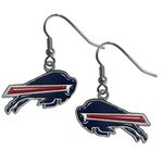 NFL Siskiyou Sports Womens Buffalo Bills Dangle Earrings One Size Team Color