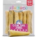 Natural Beef & Cow Tail Dog Chews, Premium, Healthy Treats & Bones for Dental Health, No Additives