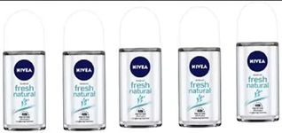 NIVEA Fresh Natural Roll On For Women 50ml Deodorant Roll-on - For Women (250 ml, Pack of 5)