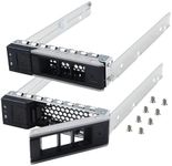 Hard Drive Caddy 3.5" SSD Mount X7K8W Hard Drive Bracket Metal HDD Caddy Compatible for Dell PowerEdge Servers 14th Gen R240 R340 R440 R540 R640 R740 R740xd2 R6415 R7425, 2 Pack