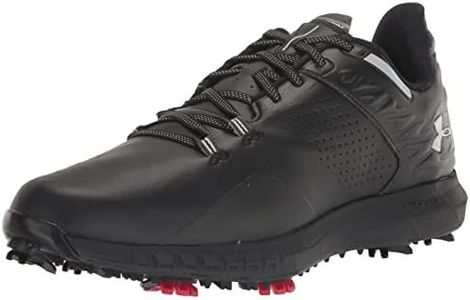 Under Armour Men's HOVR Drive 2 Golf Shoe, Black (001)/Black, 9 UK Wide