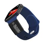 Uloveido Customized Medical Alert ID Tag for Watch Band, Personalized Stainless Steel Fitness Runners Identity Tag for Sport Smartwatch Wristband Y4313