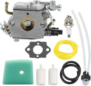 Mckin 588171156 C1Q-EL24 Carburetor fits Husqvarna 123L 223L 322C 322L 322R 323C 323L 323LD 325L 326L 326LX 326LS Trimmer Weed Eater Parts 503283401 with Air Filter Tune Up Kit