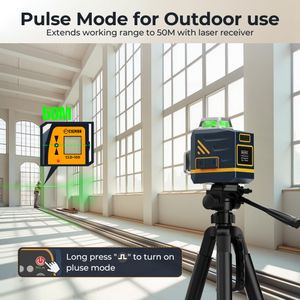 CIGMAN 3D Green Laser Level – Self-Leveling Tool for Construction