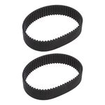 ECSiNG 2pcs Rubber Planer Drive Belts HTD201-3M-14 67-Teeth Closed-Loop Synchronous Timing Belt CT2610387984 Compatible With Bosch Skil