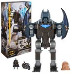 DC Comics, Batman, Gotham City Guardian Playset, 4-in-1 Transformation, Exclusive Batman Figure, Lights and 40+ Sounds, Kids’ Toy for Boys and Girls