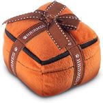 Dog Diggin Designs Priceless Capsule Gift Collection | Unique Squeaky Plush Dog Toys - Thinking Outside The Box (Hairmes, Small)