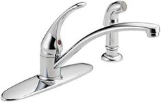 Delta Faucet Foundations Single-Handle Kitchen Sink Faucet, Chrome B4410LF