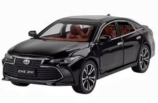 Invite Enterprise Toy Car 1:24 Toyota Avalon Metal Alloy Diecast Car Model Miniature Model With Sound Light Model Boys Toys For Children's? Black-Color ?