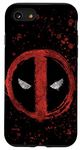 iPhone SE (2020) / 7 / 8 Marvel Deadpool Wade Wilson Icon Paint Splatter Case